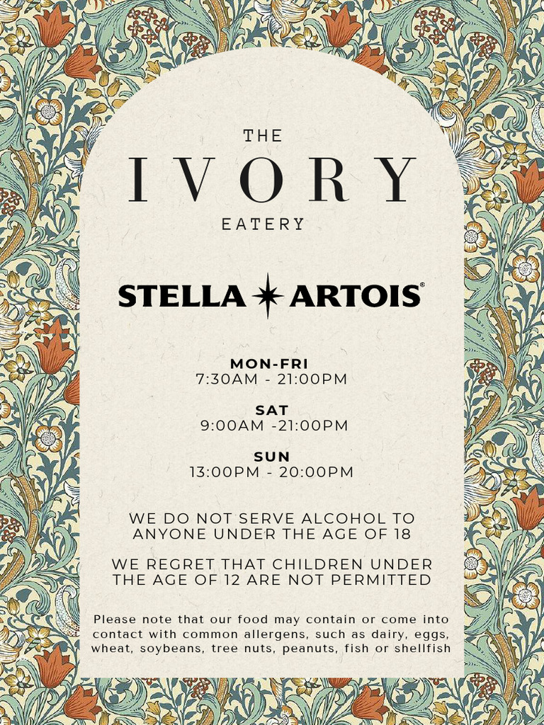Ivory Eatery Menu & Specials Guide | PDF | Hamburgers | Steak