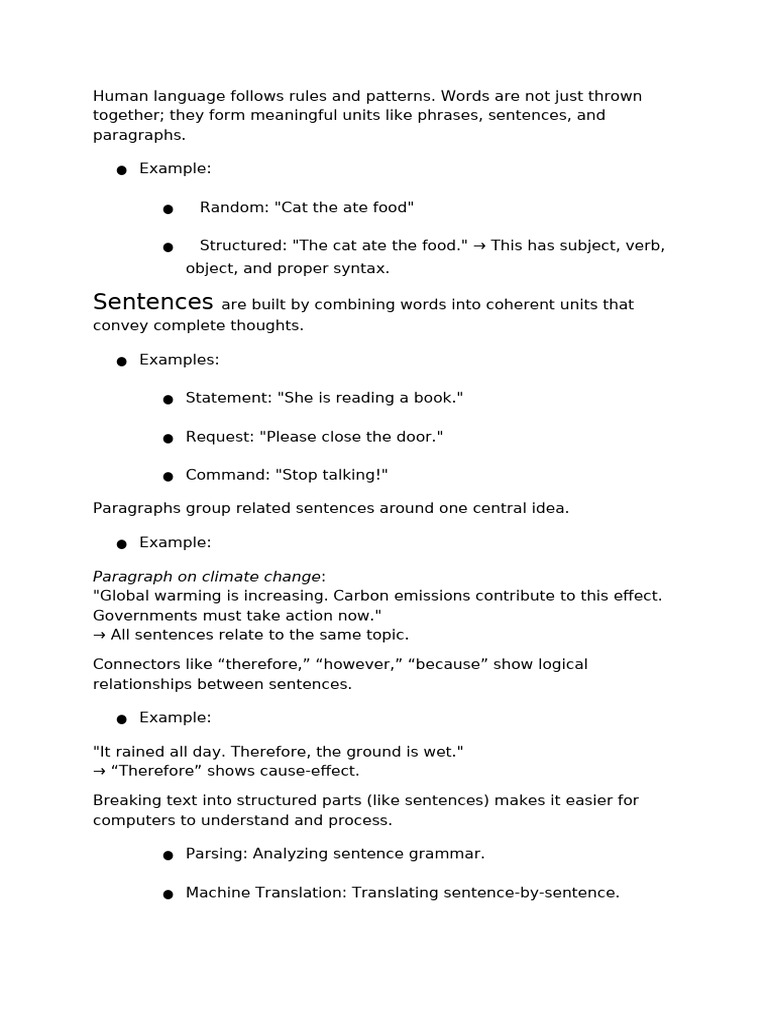 Understanding Sentence Structure and Segmentation | PDF | Statistical ...