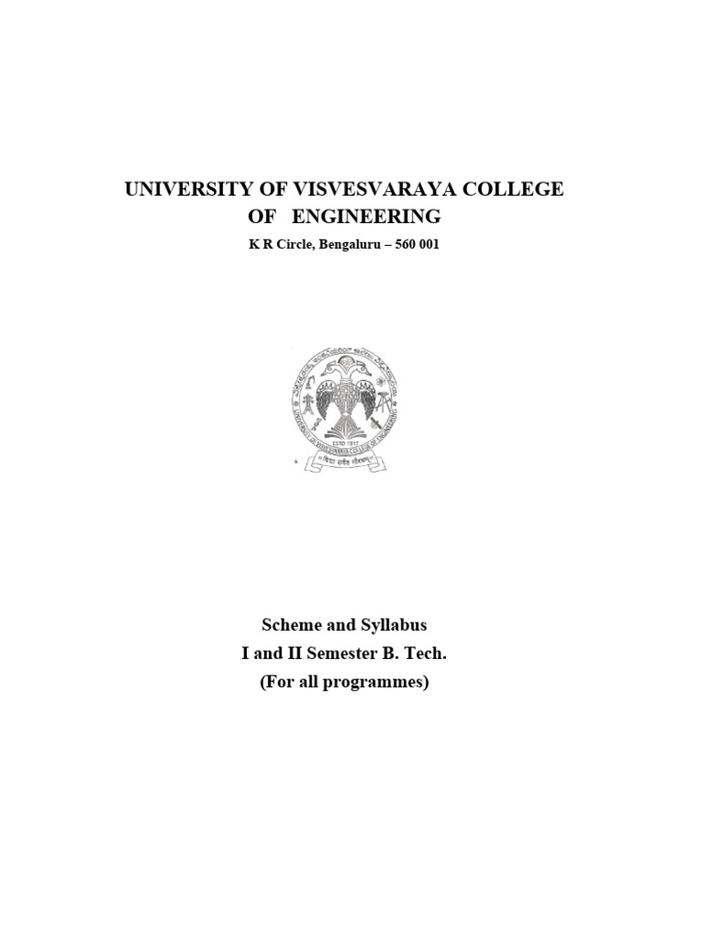 B.Tech. Scheme & Syllabus Overview | PDF | Partial Differential ...