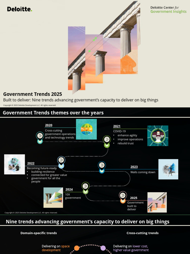 Government Trends 2025: Delivering Value | PDF | Artificial ...