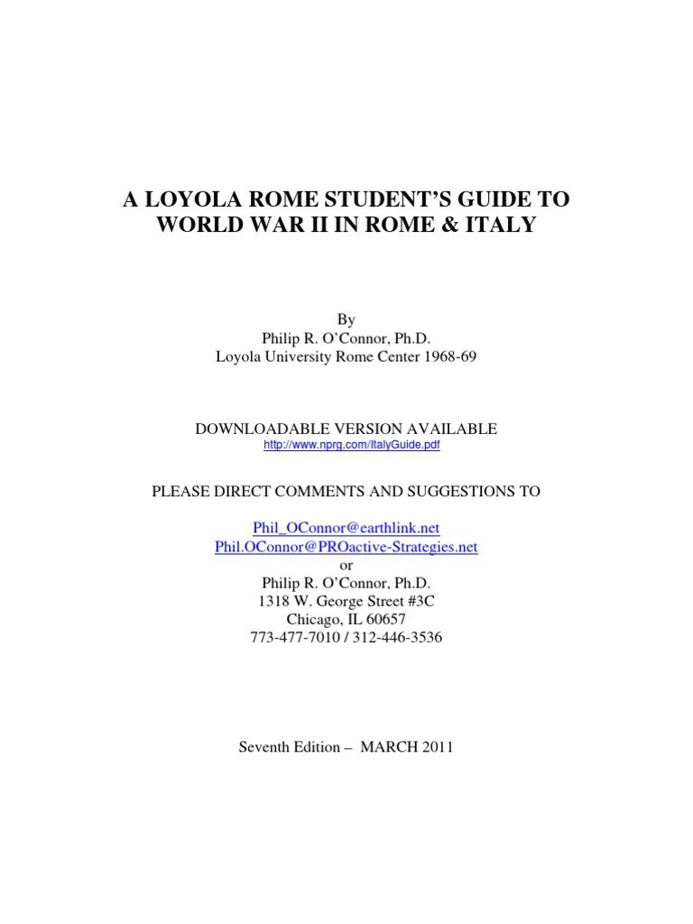 Formatted Rome Guide - Seventh Edition | PDF