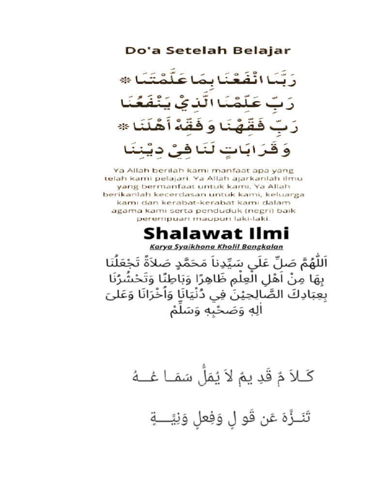 Doa Doa | PDF