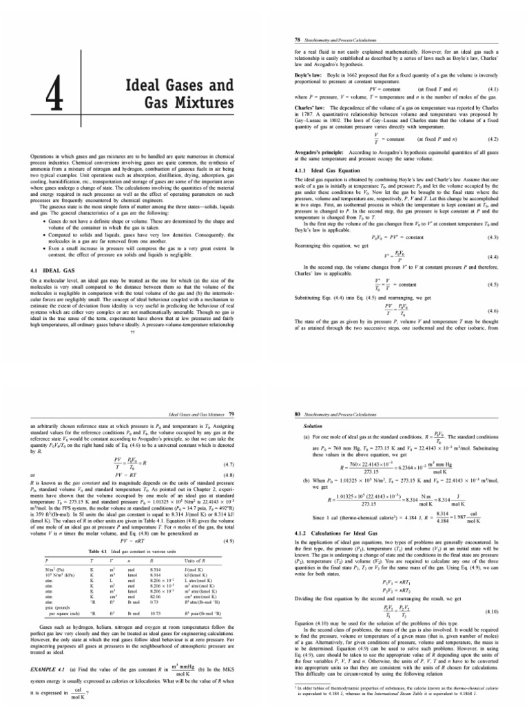 Ideal Gas | PDF