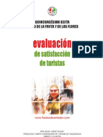 Estudio evaluación de satisfacción de turistas Quincuagésima sexta fiesta de la fruta y de las flores 2007