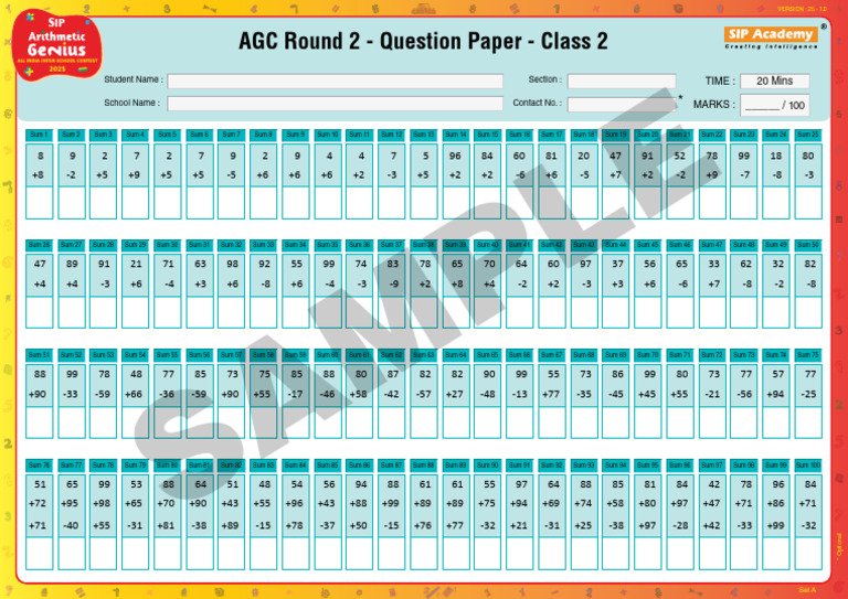 Round 2-Class 2 | PDF