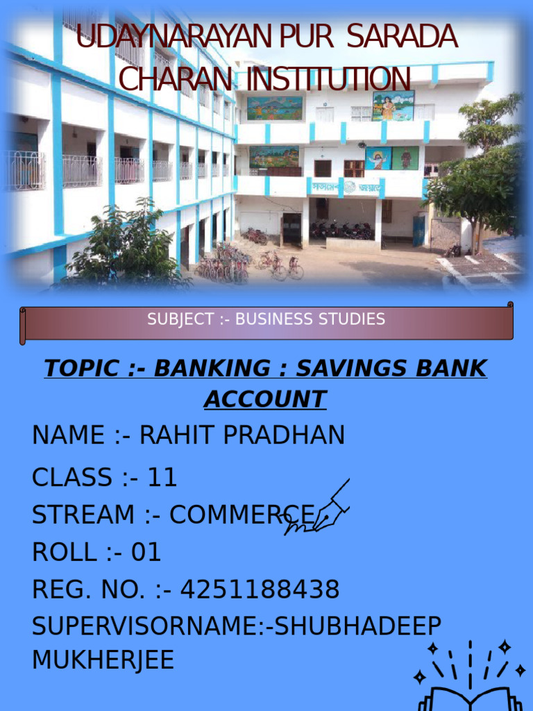 Banking: Savings Bank Account Guide | PDF