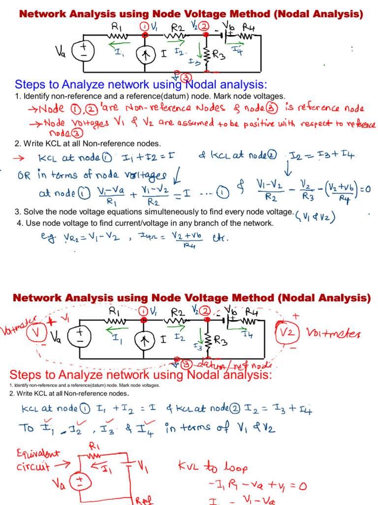 Chapter 1.6 Nodal Analysis DC | PDF | Network Analysis (Electrical ...