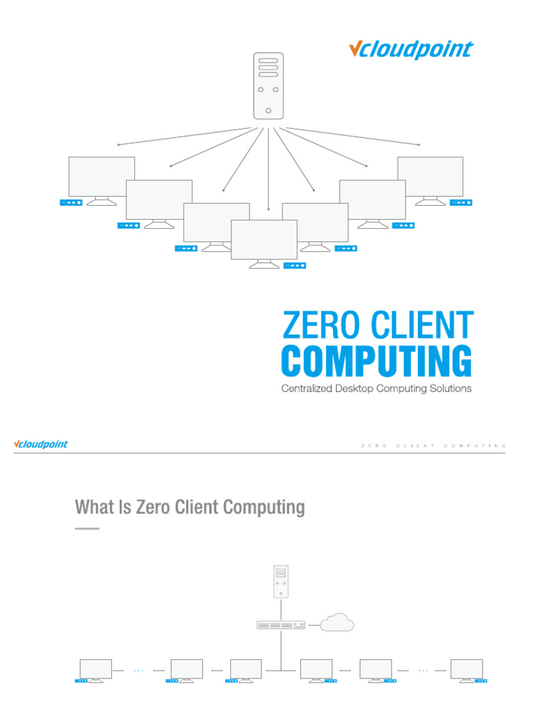 vCloudPoint Zero Client Computing Brochure | PDF