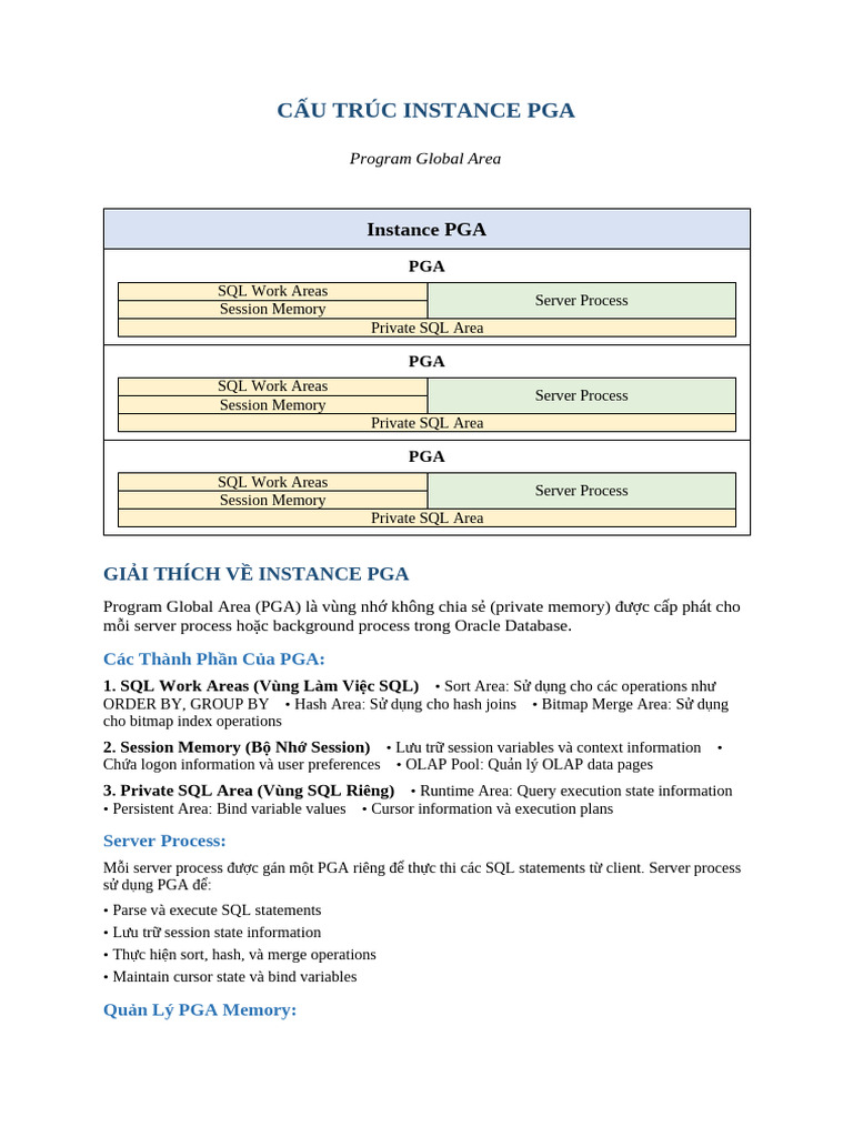 Instance PGA Structure | PDF