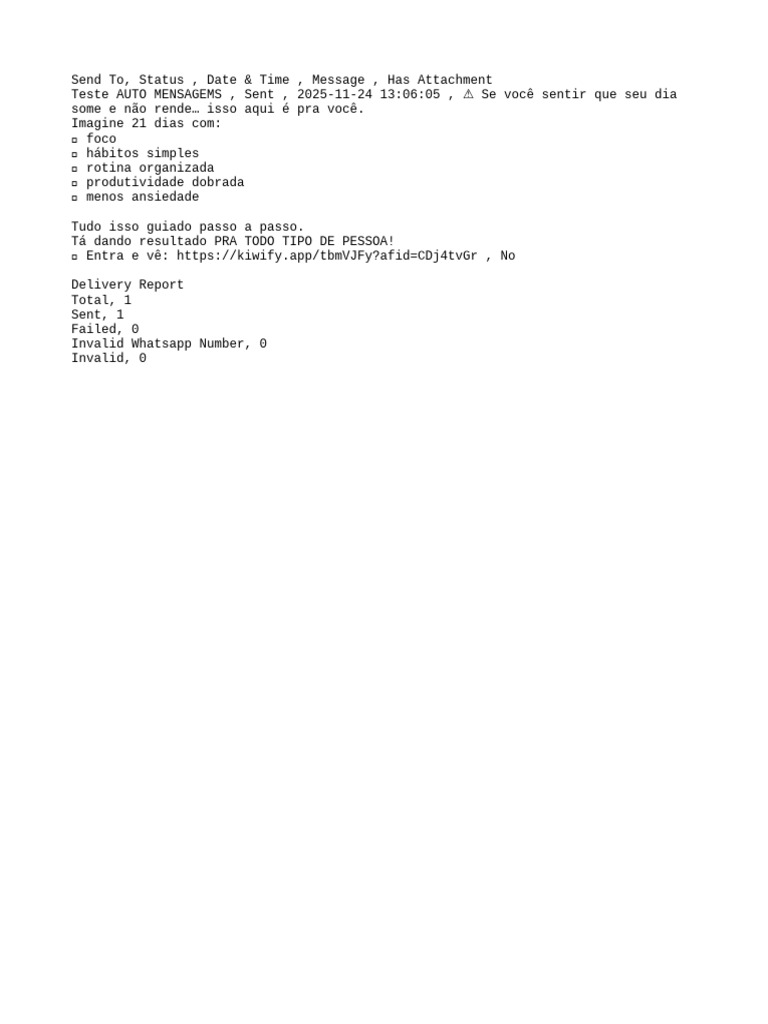 Delivery Report 1764000399123 | PDF