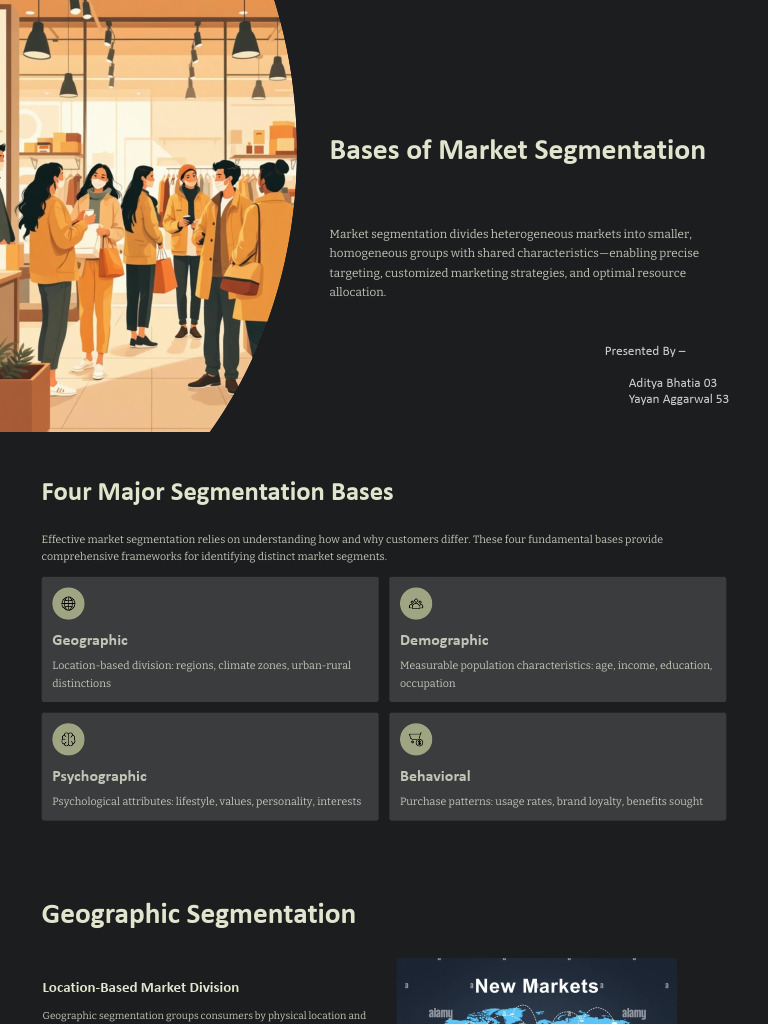 Market Segmentation Strategies Explained | PDF | Market Segmentation ...