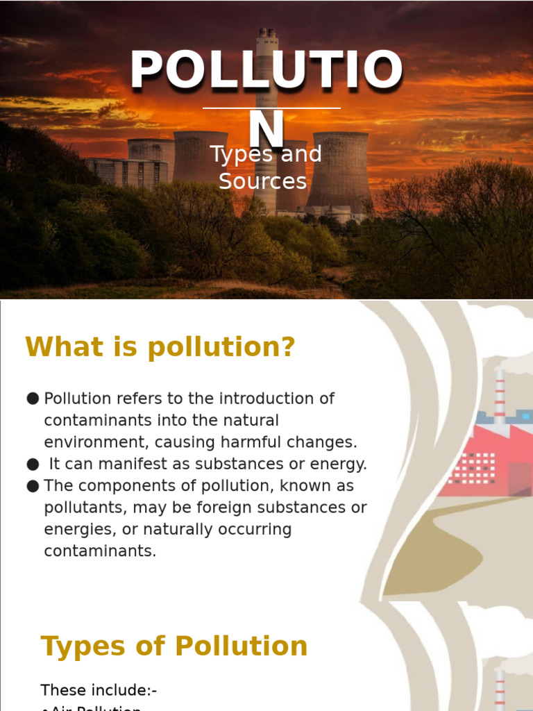 Understanding Pollution: Types & Sources | PDF | Pollution | Air Pollution