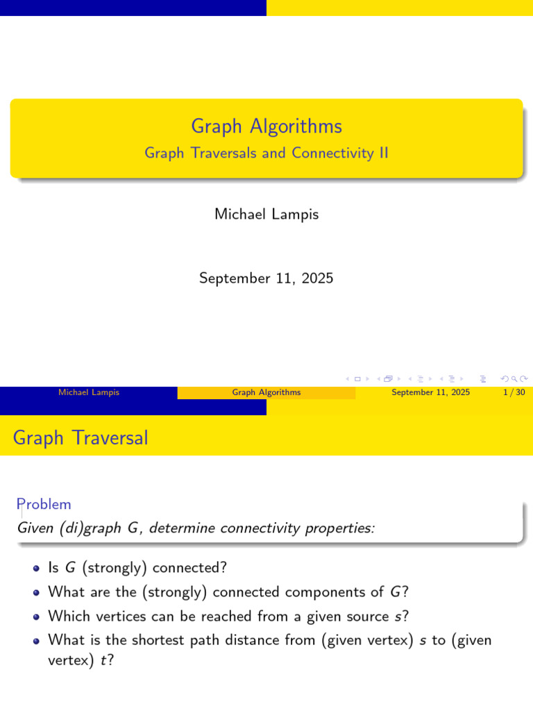 Graph Traversal and DFS Explained | PDF | Vertex (Graph Theory ...
