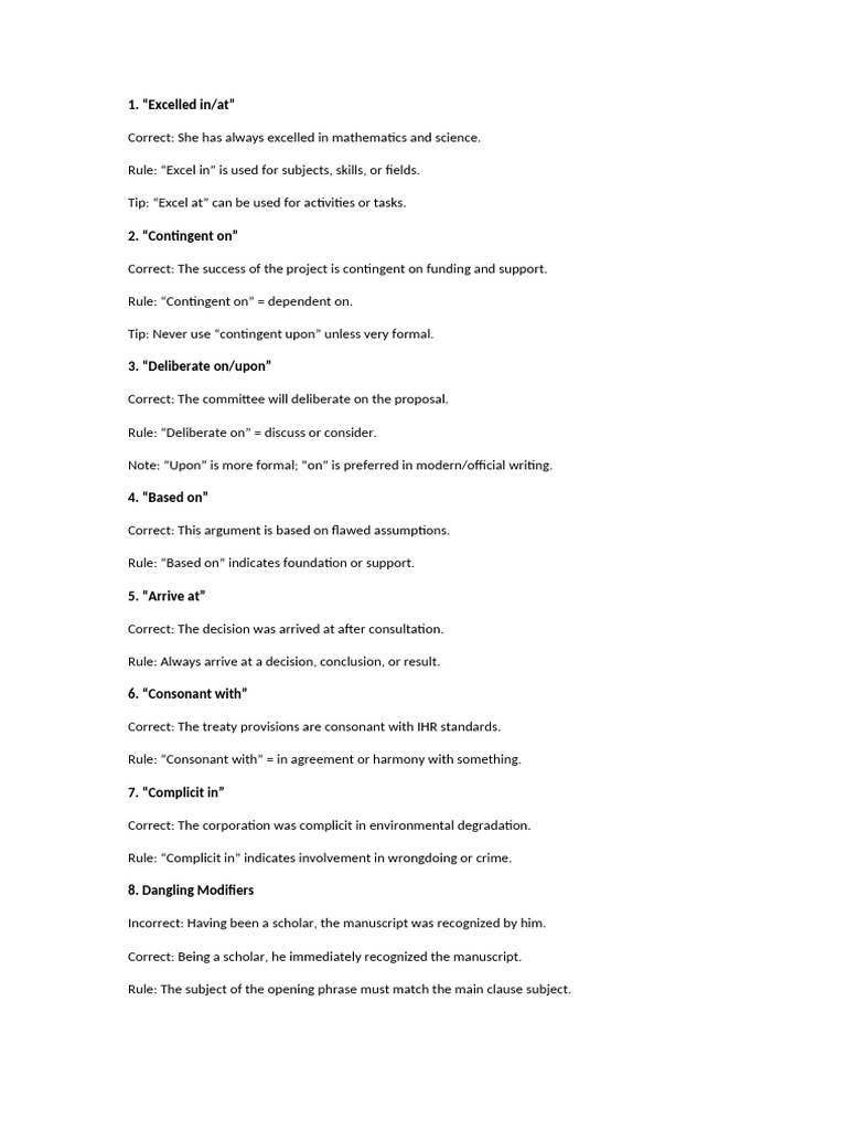 Grammer Correction | PDF