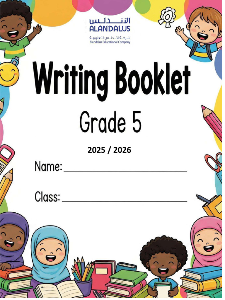 Writing Booklet Grade 5 | PDF