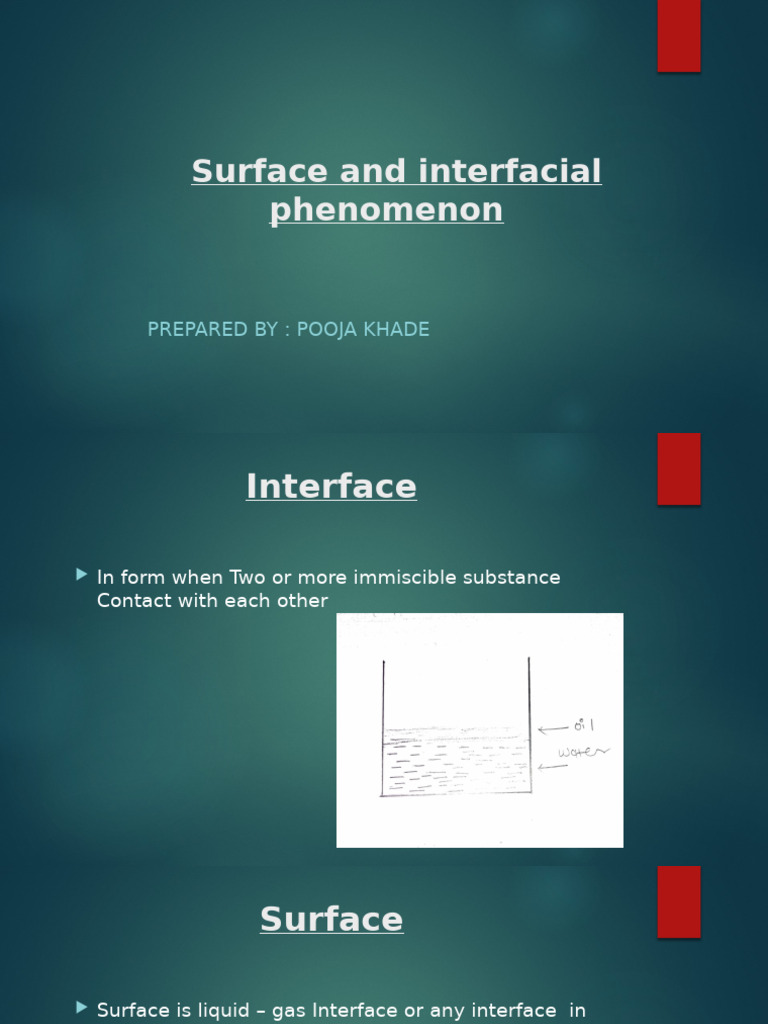 Understanding Surface and Interfacial Tension | PDF | Liquids | Surface ...