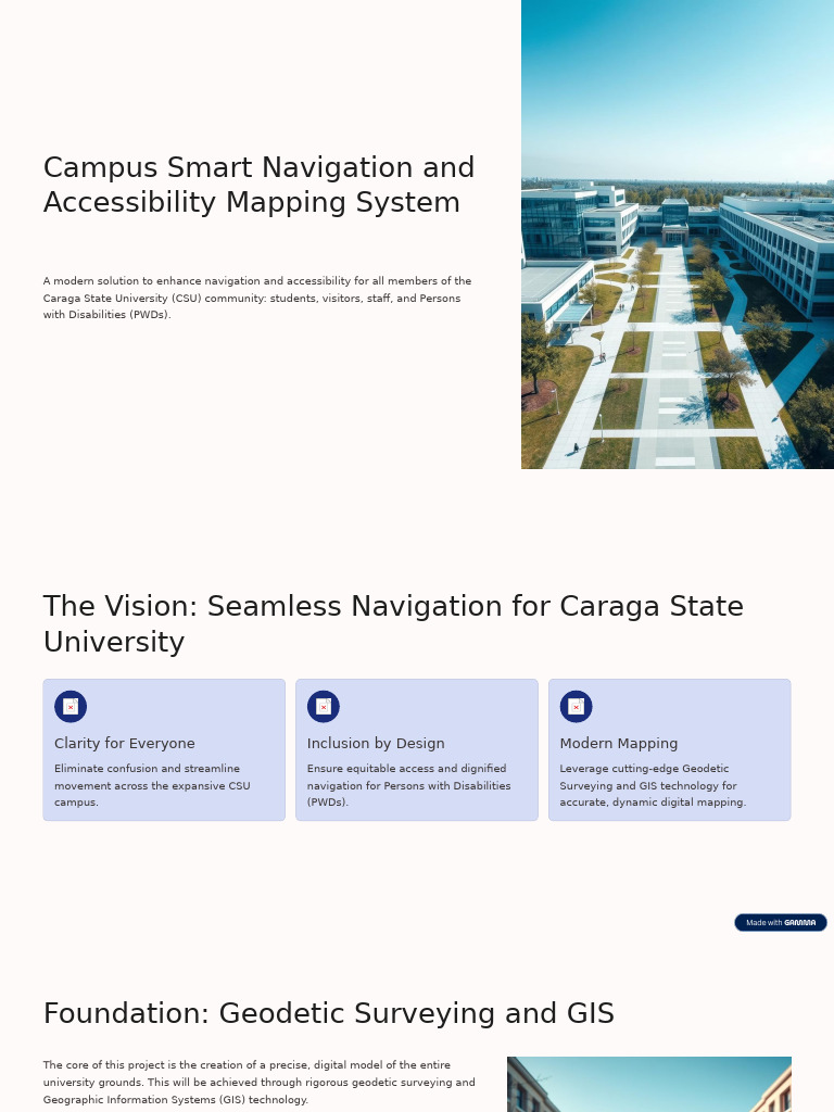 CSU Smart Navigation & Accessibility System | PDF | Geographic ...
