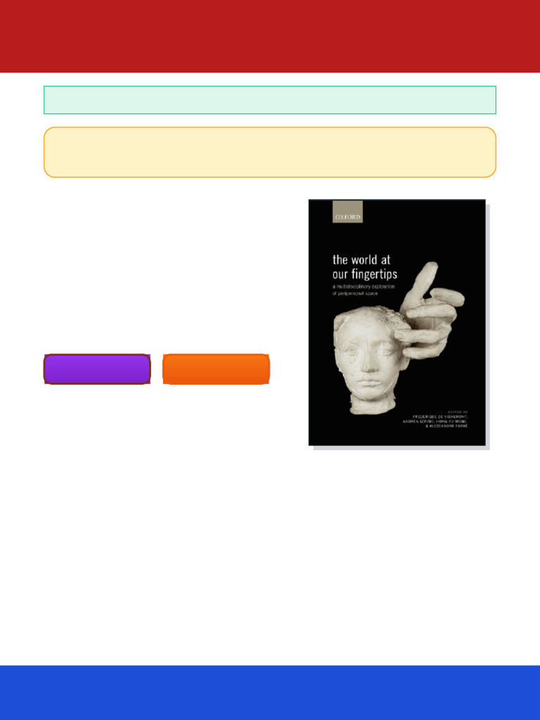 The World at Our Fingertips: A Multidisciplinary Exploration of ...