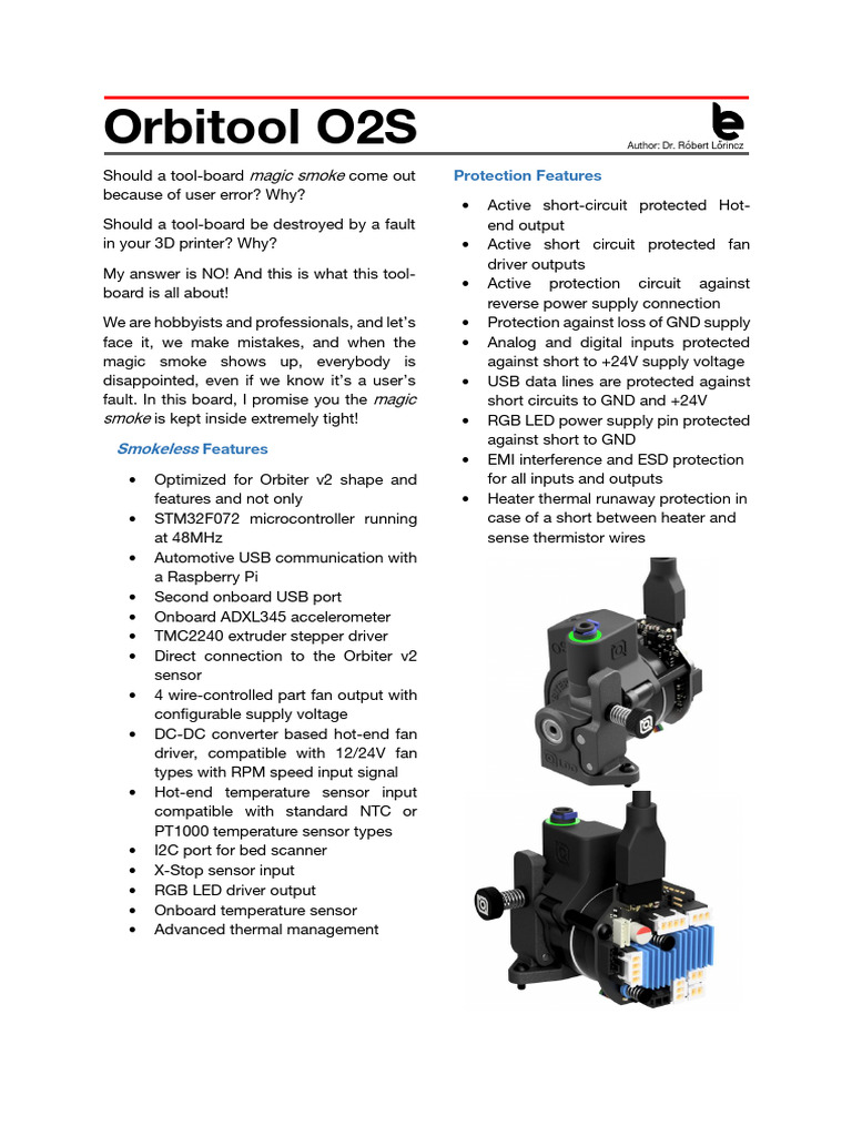 Orbitool O2S Toolboard Overview | PDF | Power Supply | Electrical Connector