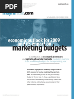 Download 2009 Marketing Budgets by Mayra Ruiz-McPherson SN9620761 doc pdf