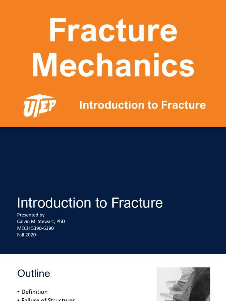 Introduction to Fracture Mechanics Concepts | PDF | Fracture Mechanics ...