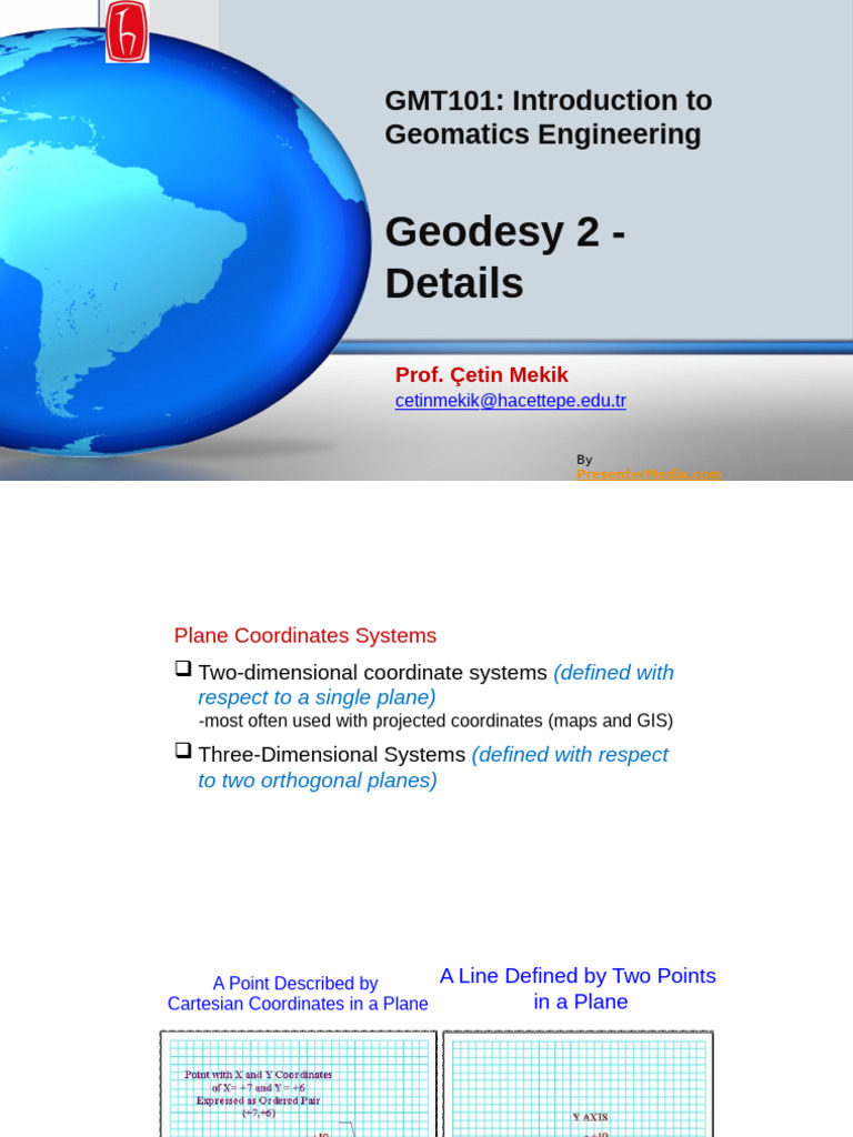 Geomatics Engineering: Coordinate Systems | PDF | Geodesy | Latitude