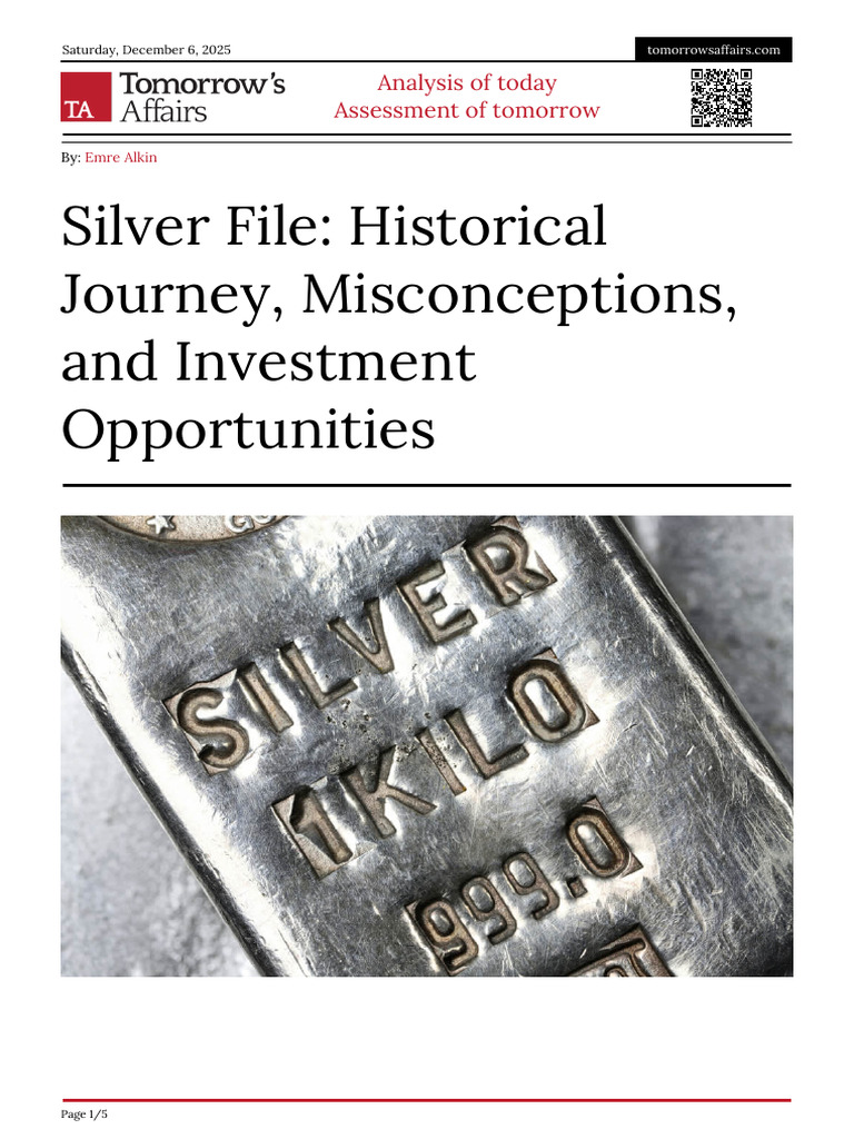 Future Investment Insights on Silver | PDF | Silver | Investing