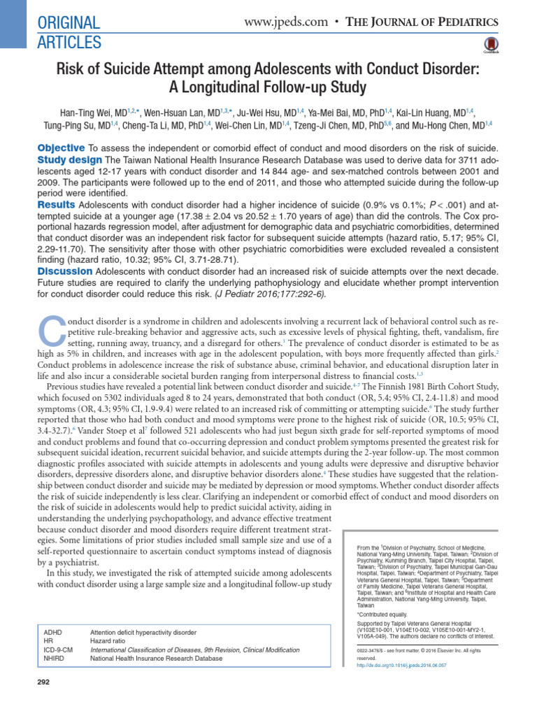 Risk Suicide | PDF | Medicine | Human Diseases And Disorders