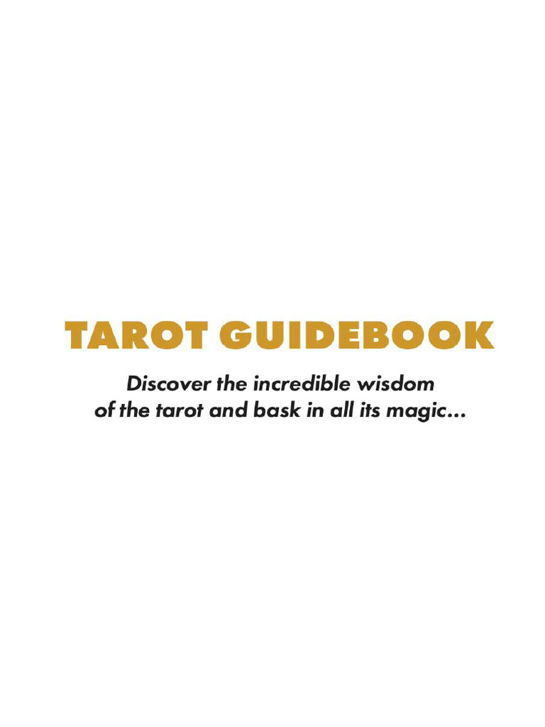 Tarot GuideBook | PDF