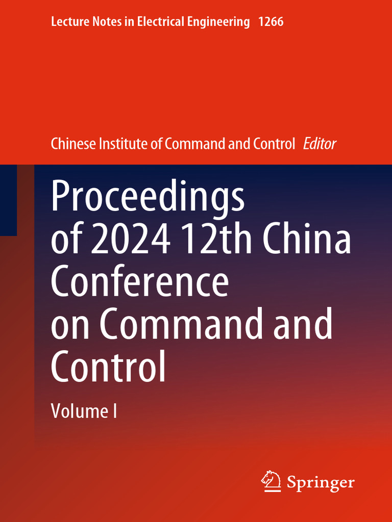 2024 China Conference on Command and Control | PDF | Unmanned Aerial ...