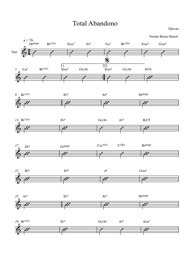 Acordes e Letra de 