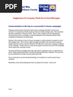 Download Sample Thank You and Email by unitedwaywc SN962123 doc pdf