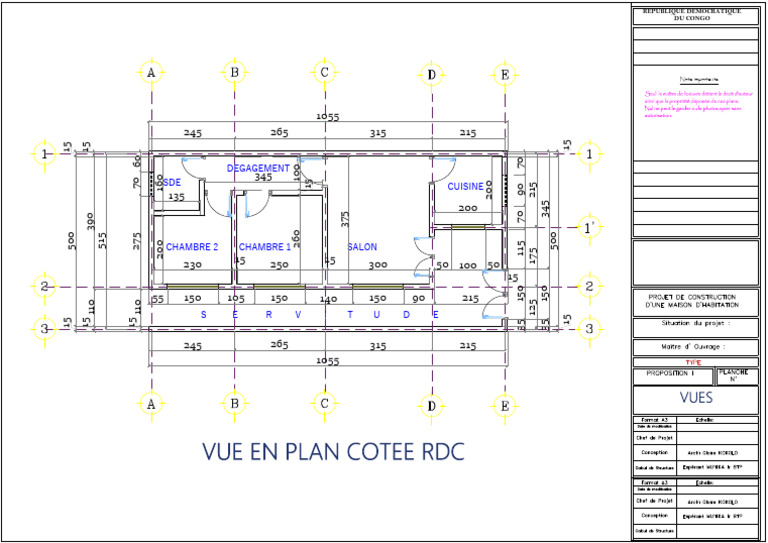 Plans de maison RDC RDC Congo | PDF