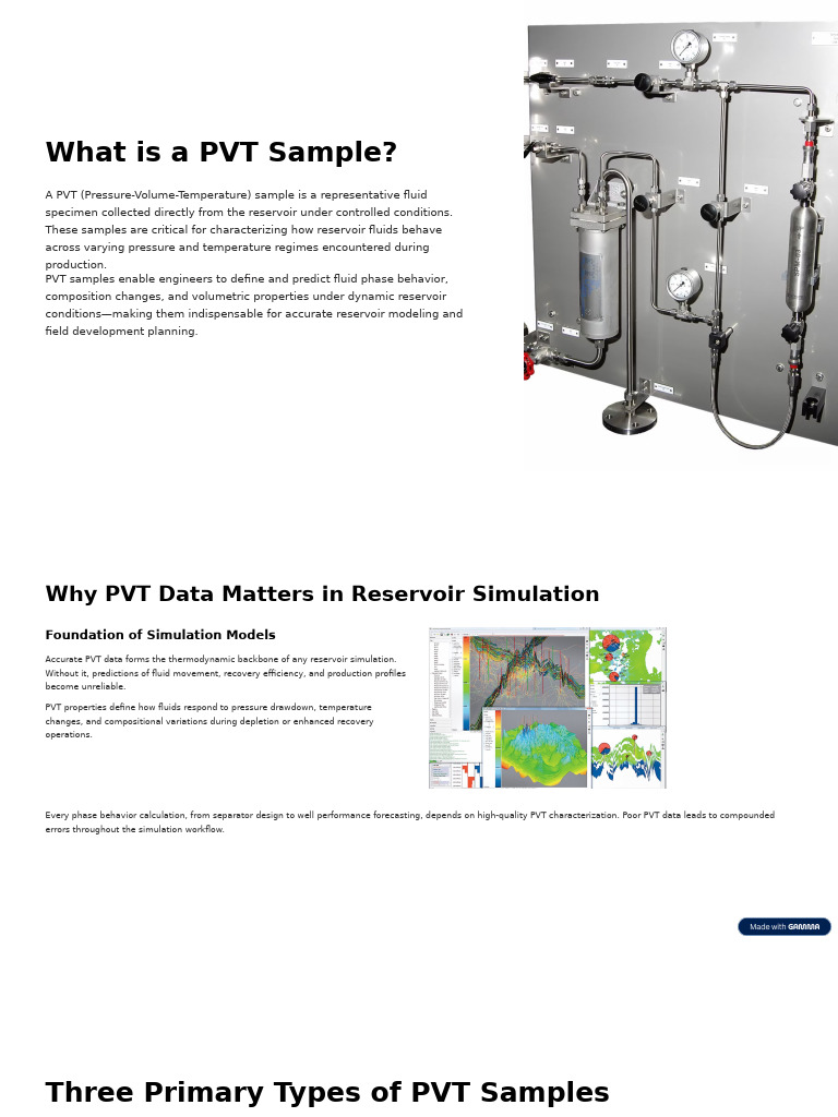 Understanding PVT Samples in Reservoirs | PDF | Petroleum Reservoir | Gases