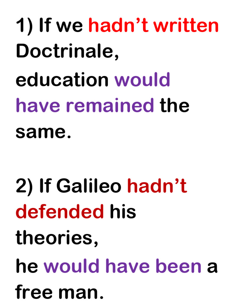 Conditional Sentences Explained | PDF