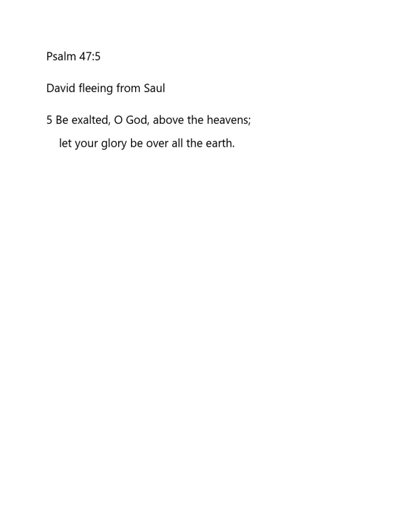 Psalm 57 | PDF