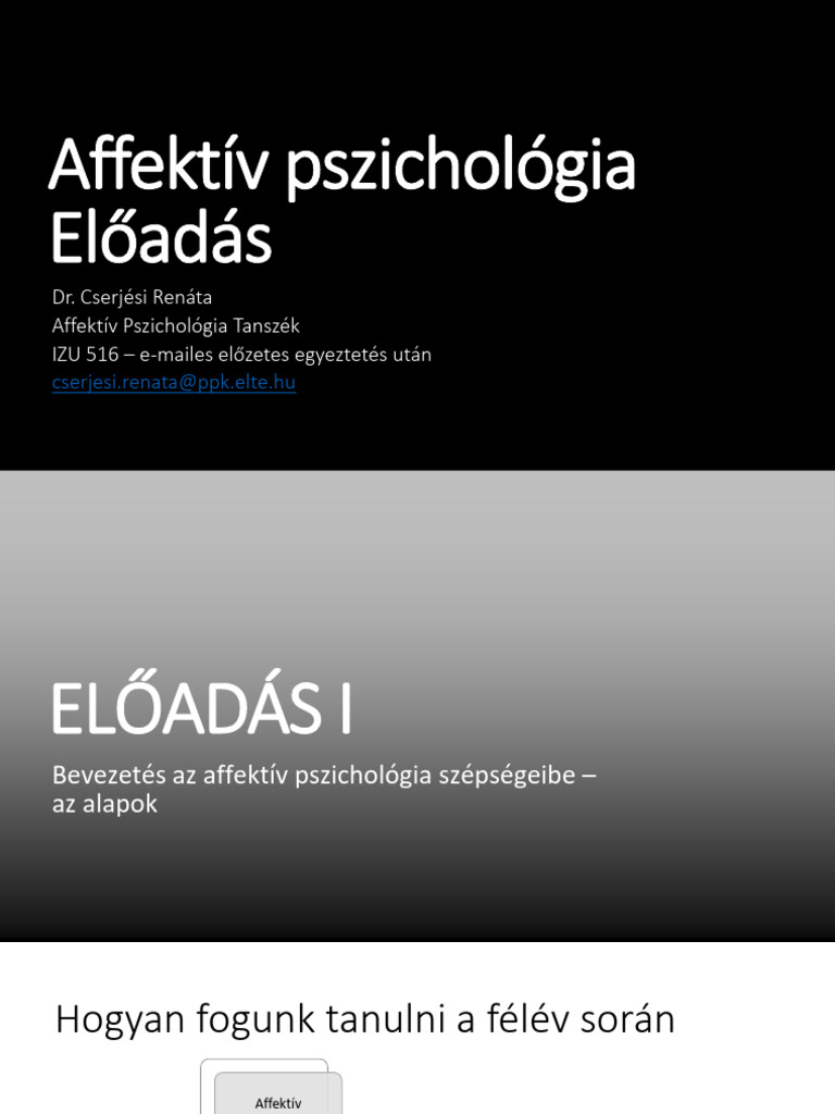 Előadások Egyben (2024 Tavasz) | PDF
