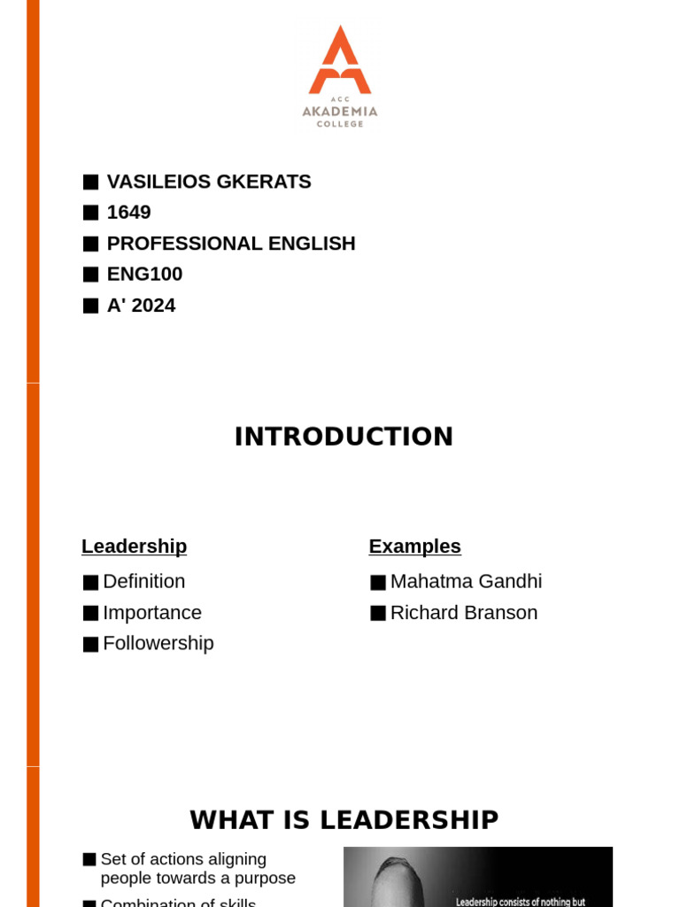 Professional English | PDF | Leadership | Business