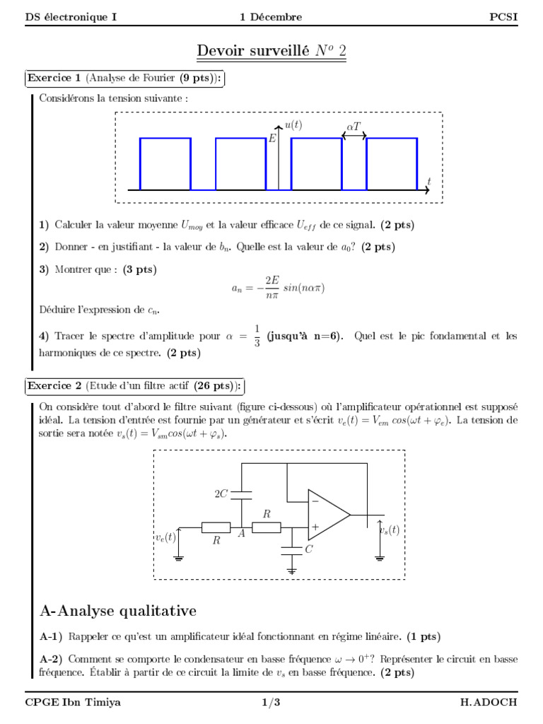 DS 2 Correction | PDF