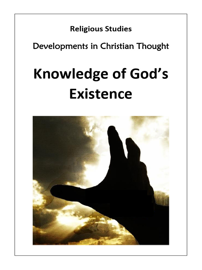 Knowledge of God's Existence in Christianity | PDF | God | Knowledge