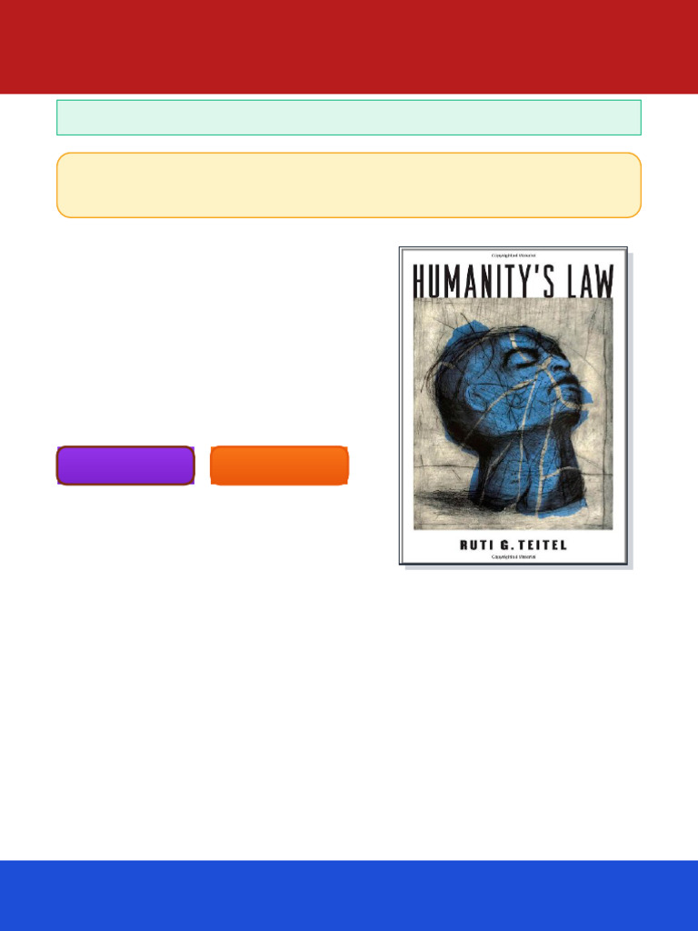 Humanity s Law 1st Edition Ruti Teitel ebook accessible reading file ...