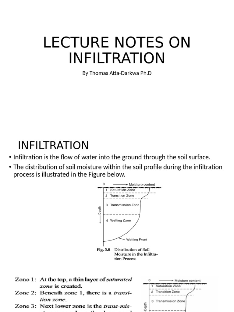 Understanding Soil Infiltration Capacity | PDF | Soil | Landscape