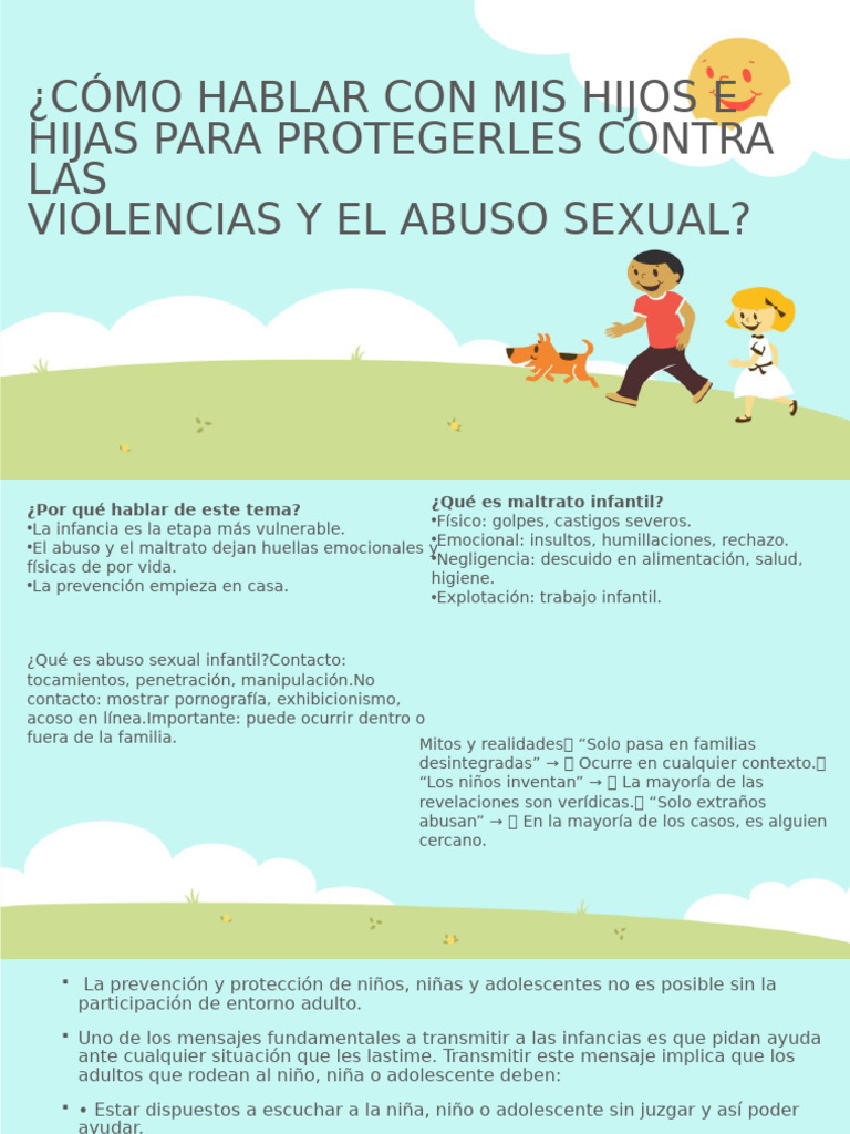Cómo Proteger a Niños del Abuso | PDF | Abuso infantil | Abuso sexual