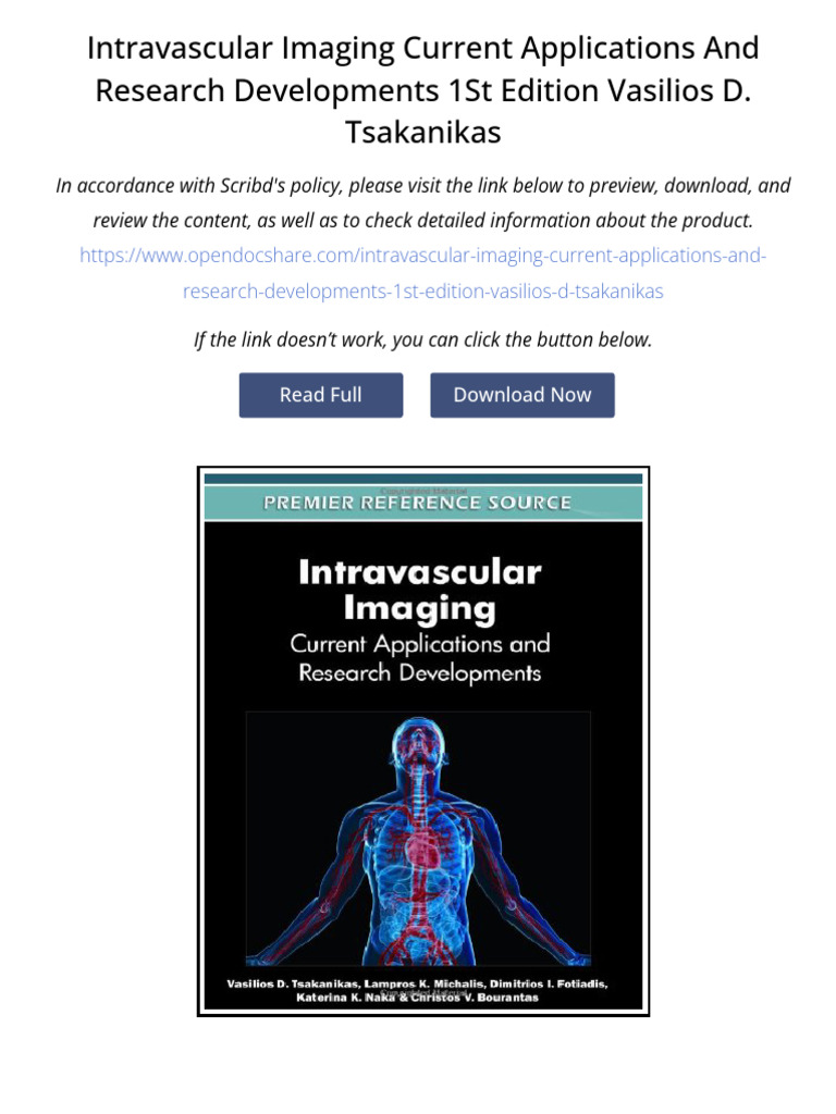 Intravascular Imaging Current Applications and Research Developments ...