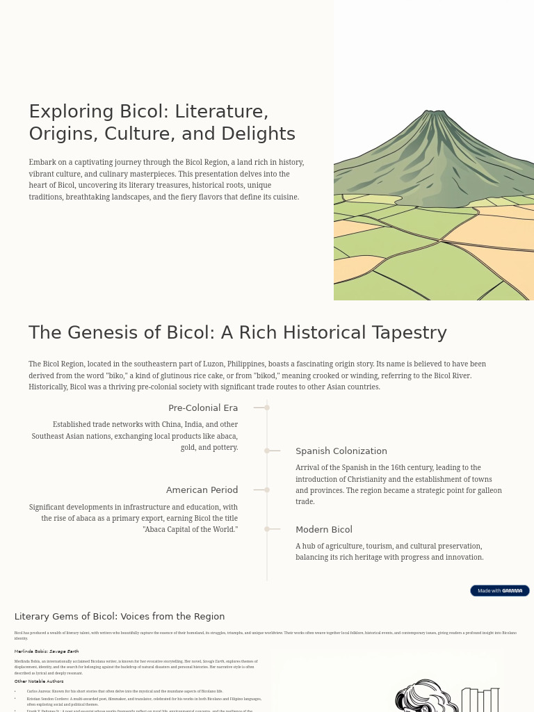 Discover Bicol: Culture, Cuisine, and Heritage | PDF | Foods | Cuisine