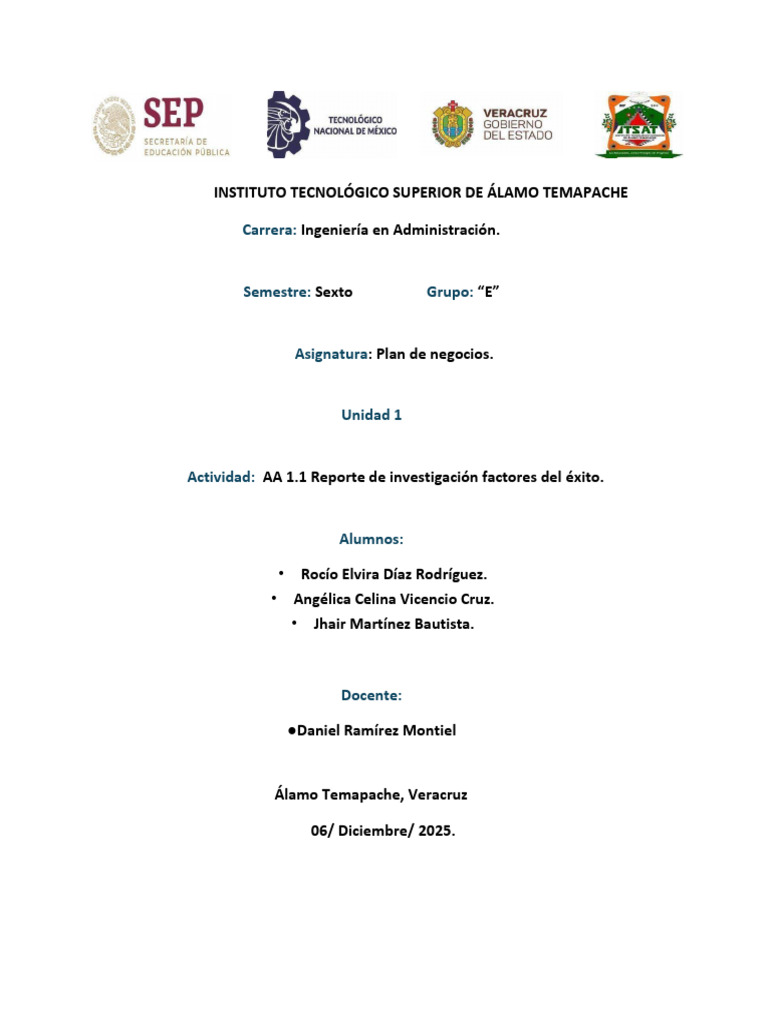 Factores Clave para el Éxito Empresarial 2025 | PDF | Iniciativa ...