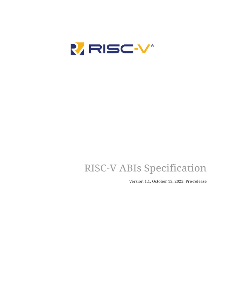 RISC-V ABI Specification Overview | PDF | 64 Bit Computing | Parameter ...