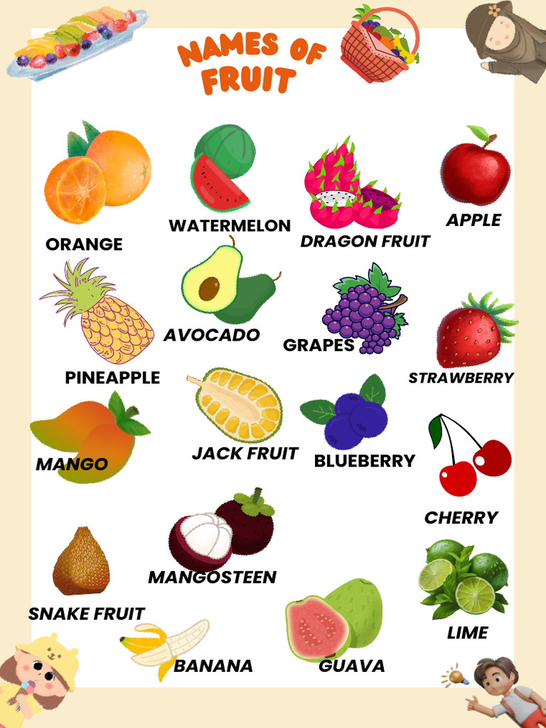 Fruit and Color Matching Guide | PDF