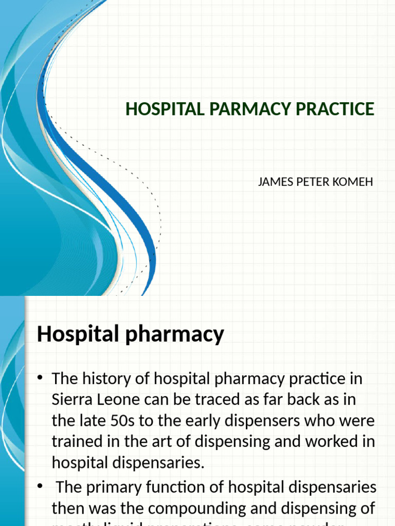 Overview of Hospital Pharmacy Practice | PDF | Pharmacy | Health Care