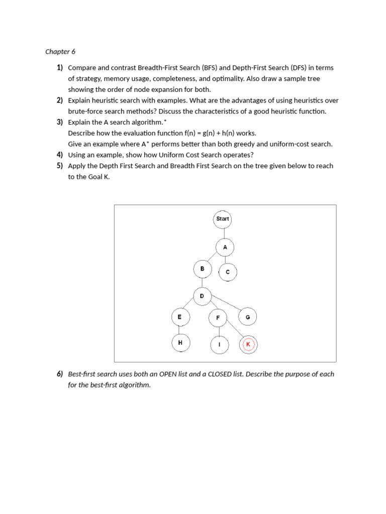 BFS vs DFS and Search Algorithms Explained | PDF | Artificial ...